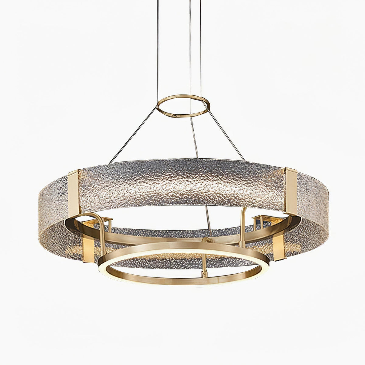 Ripple Glass Chandelier - YhLamps