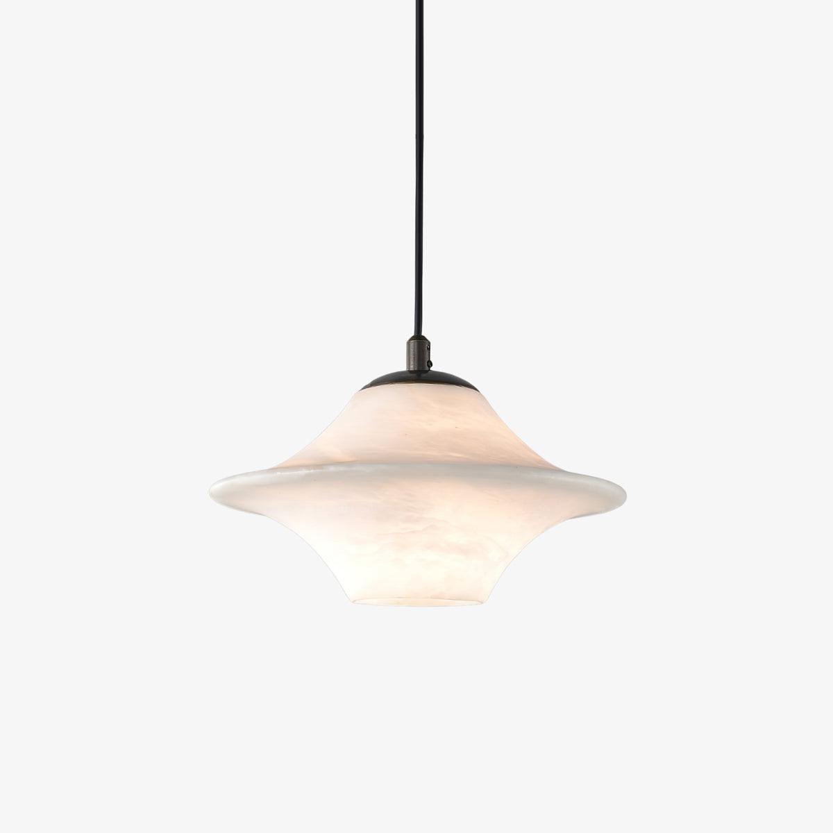 Saucer Alabaster Pendant Light - YhLamps