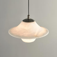 Saucer Alabaster Pendant Light - YhLamps