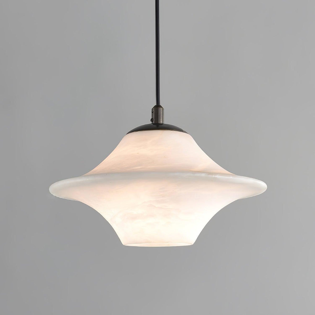 Saucer Alabaster Pendant Light - YhLamps