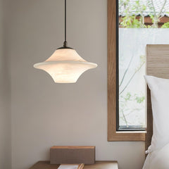 Saucer Alabaster Pendant Light - YhLamps