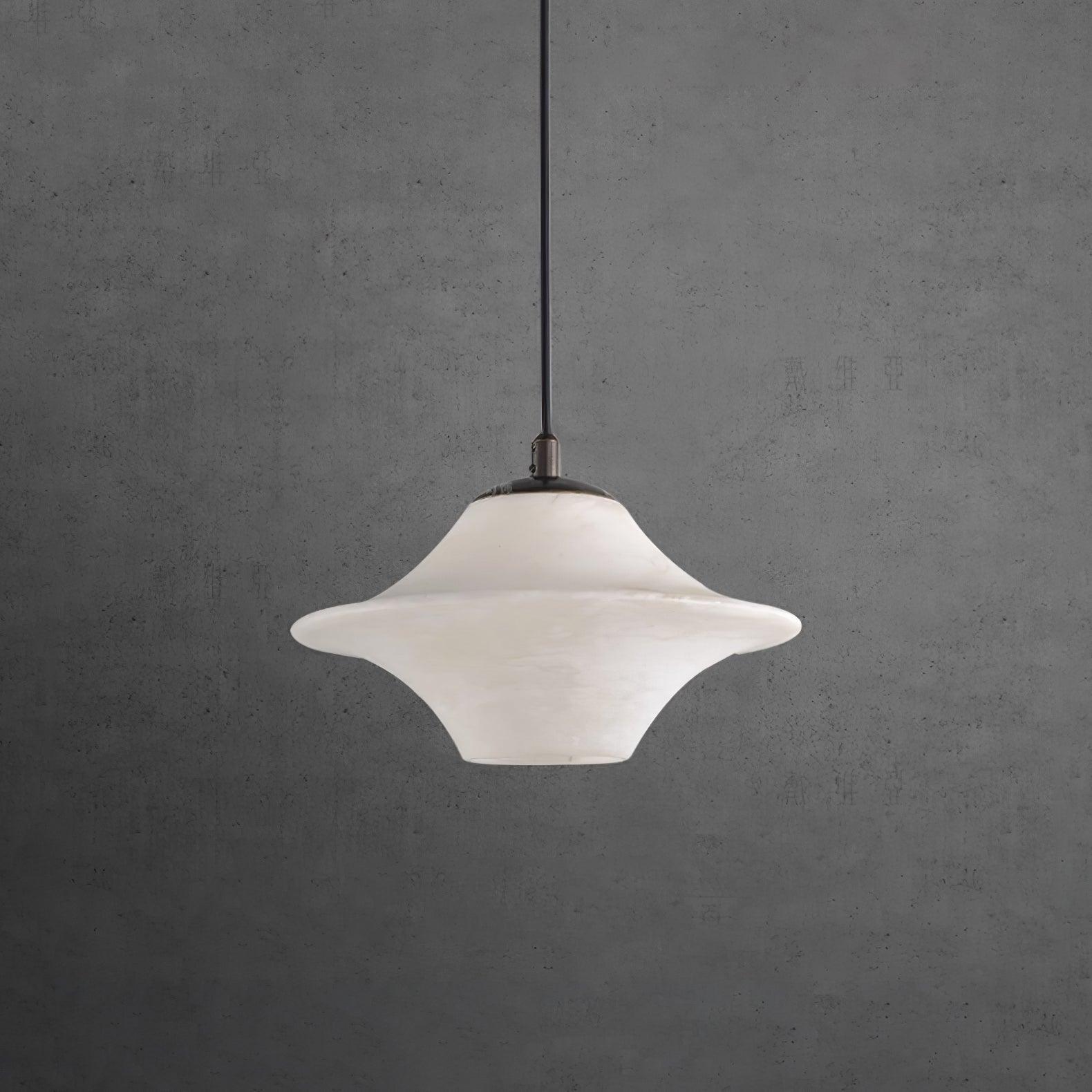 Saucer Alabaster Pendant Light - YhLamps