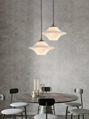 Saucer Alabaster Pendant Light - YhLamps