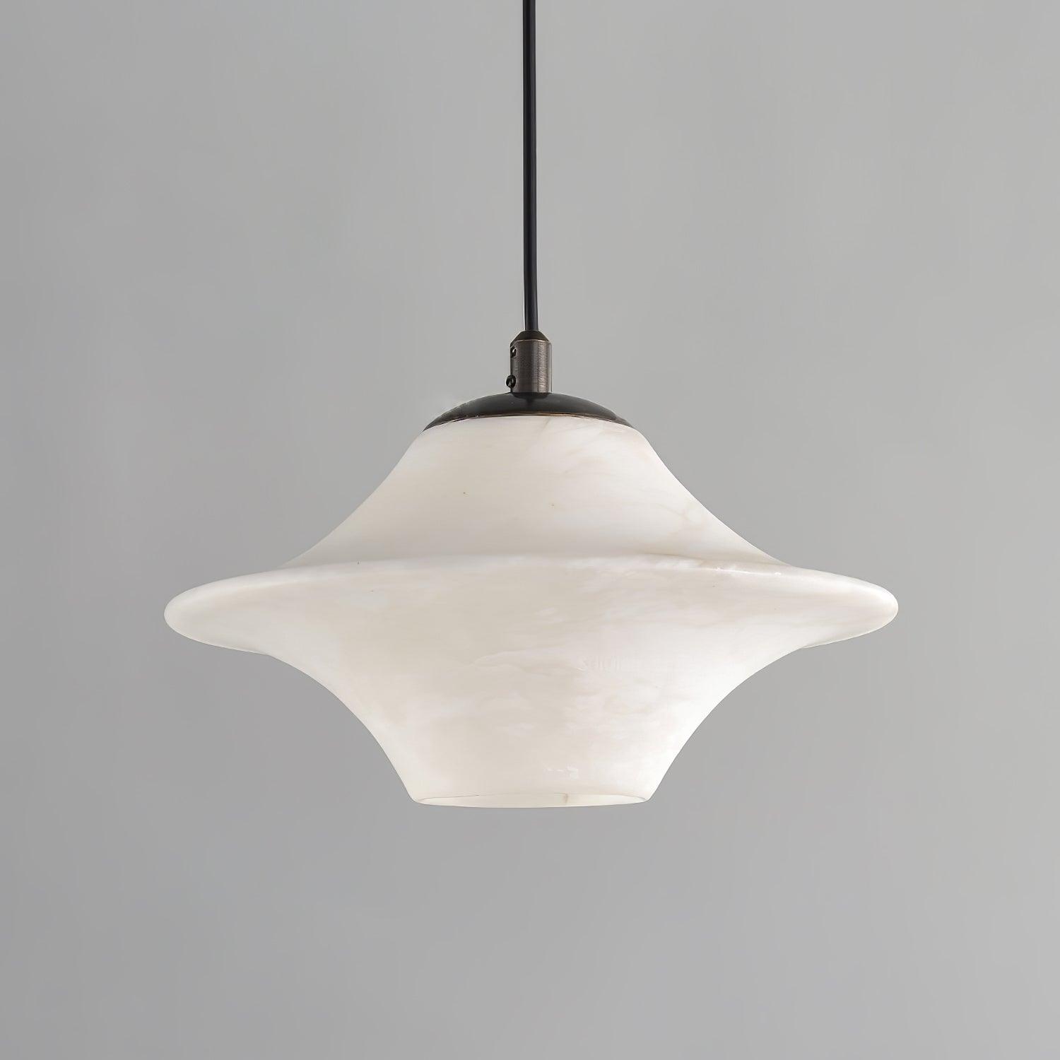 Saucer Alabaster Pendant Light - YhLamps