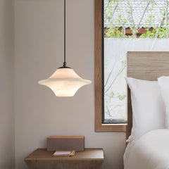 Saucer Alabaster Pendant Light - YhLamps