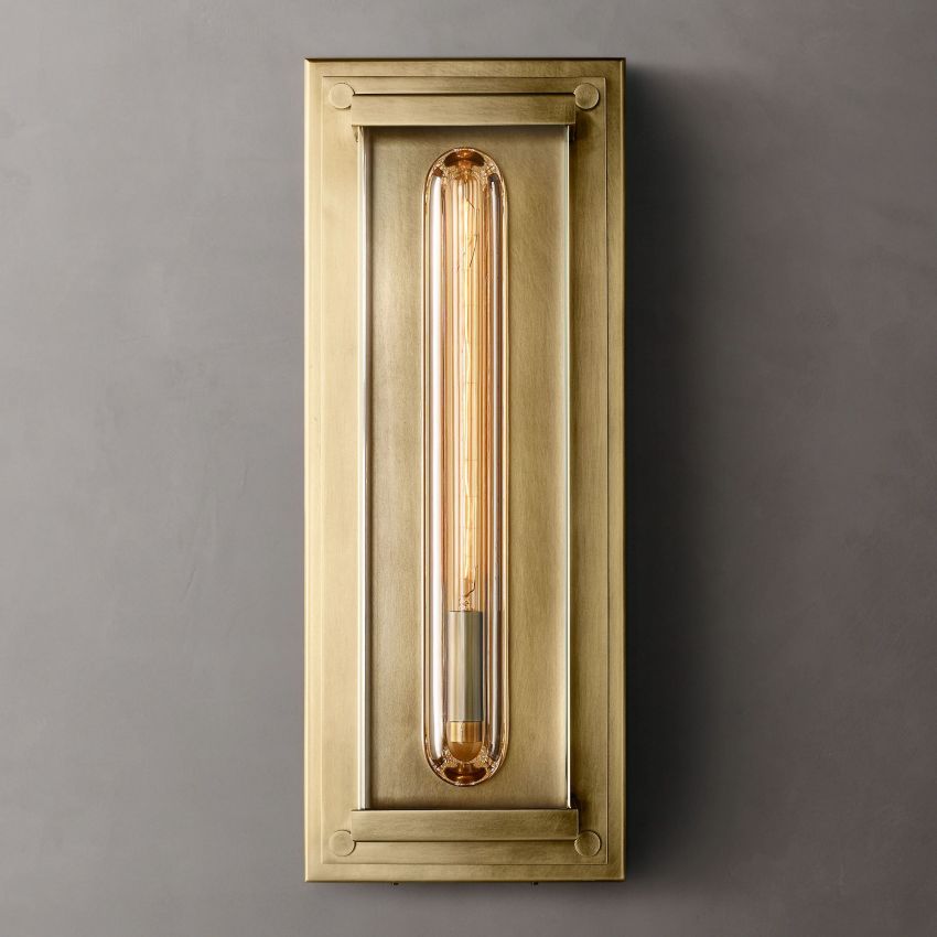 Savile Grand Rectangular Sconce - YhLamps