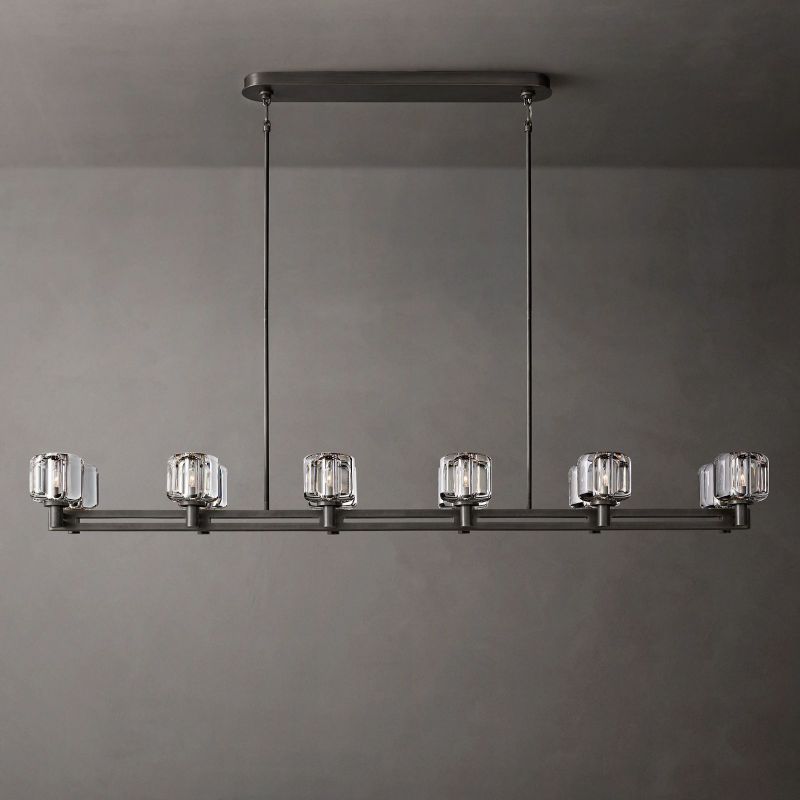 Sebendek Double Linear Chandelier 72 - YhLamps