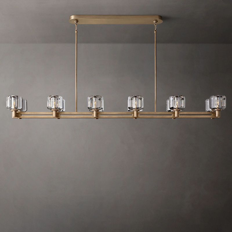 Sebendek Double Linear Chandelier 72 - YhLamps