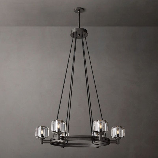 Sebendek Round Chandelier 36 - YhLamps