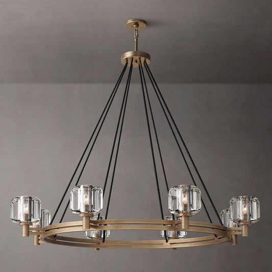 Sebendek Round Chandelier 48 - YhLamps