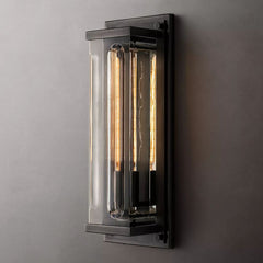 Savice Rectangle Outdoor Sconce - YhLamps