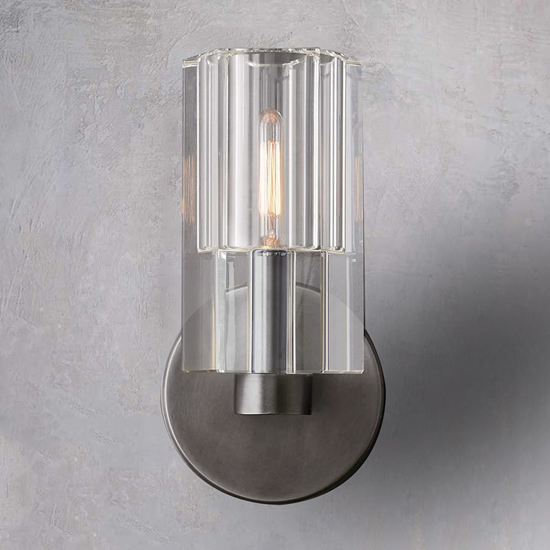 Industrial Crystal Glass Cup Wall Sconce - YhLamps