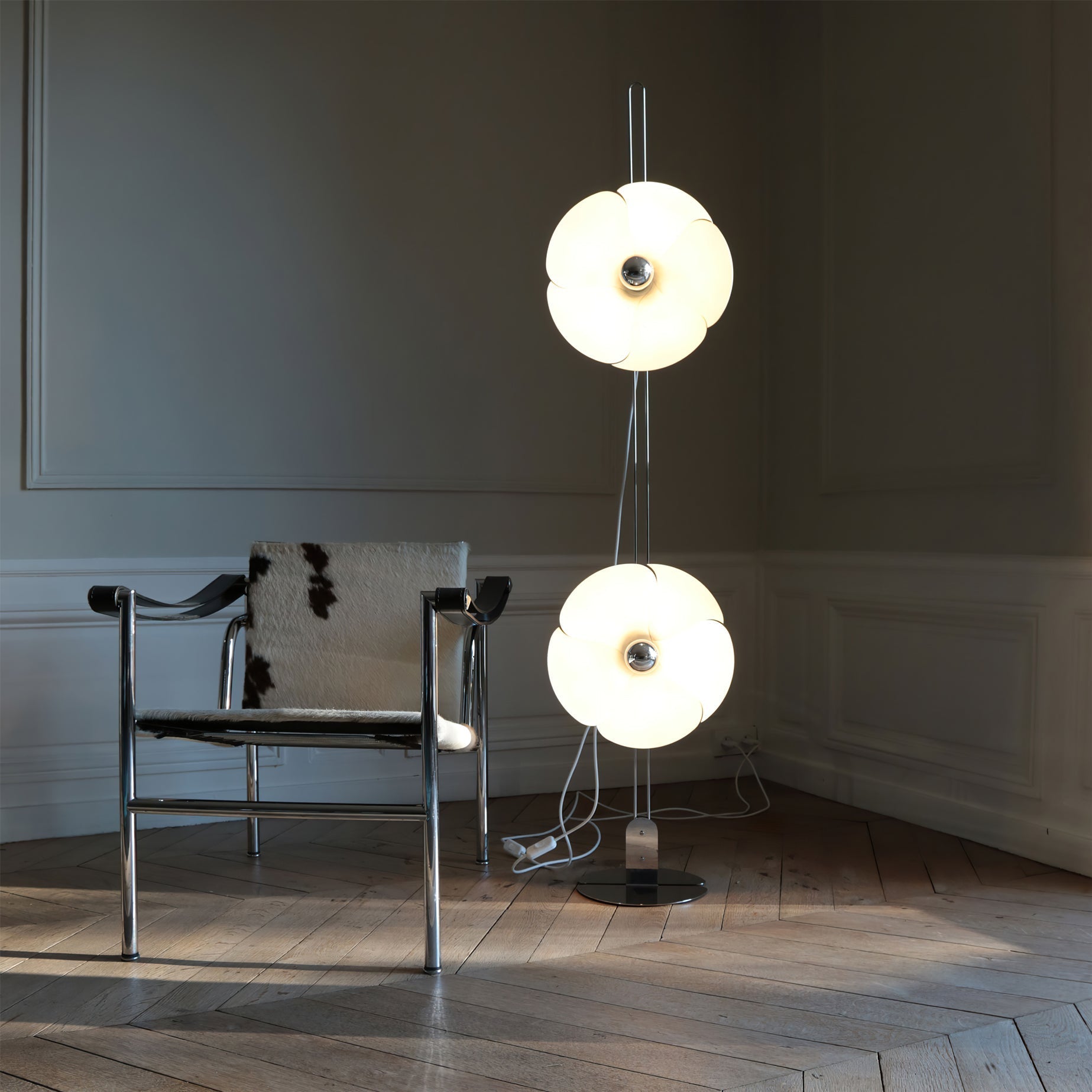 Flower Silver Floor Lamp - YhLamps