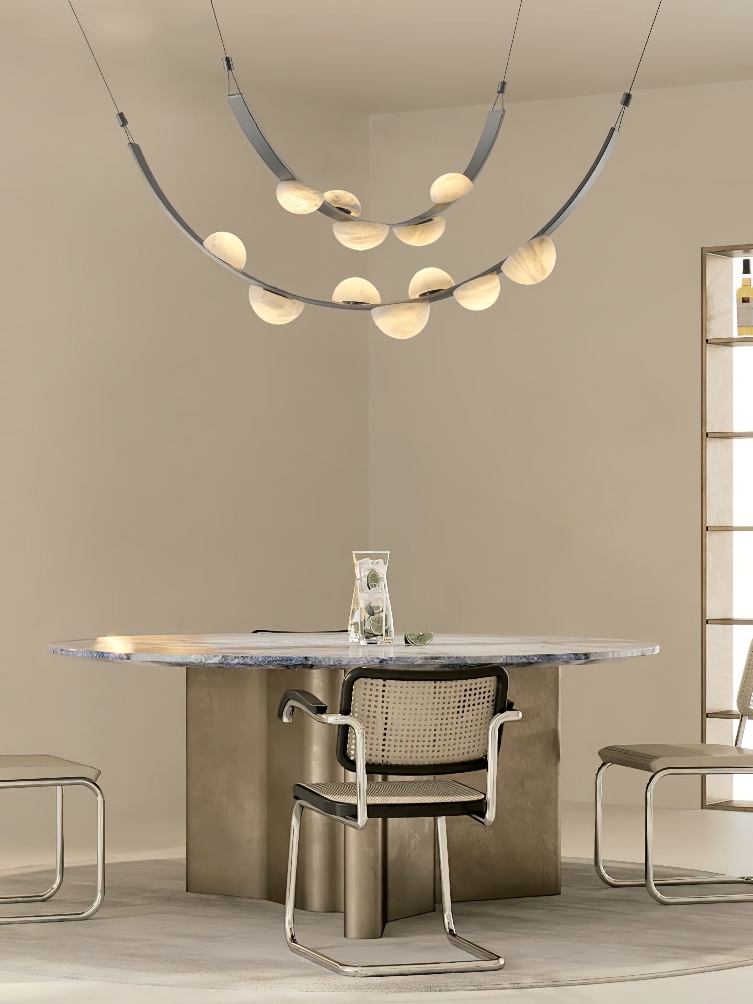 Dew Drops Alabaster Chandelier - YhLamps