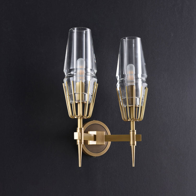 Delia Crystal Double Sconce - YhLamps