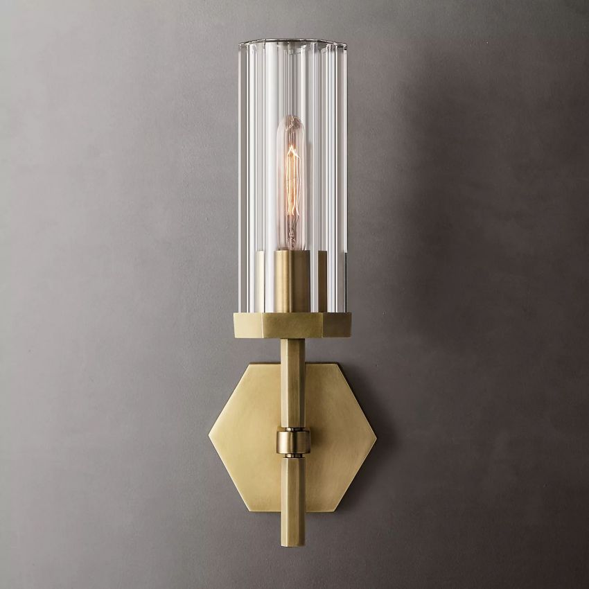 Lambert Hexagonal Sconce - YhLamps